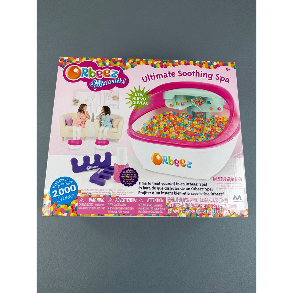 Orbeez Ultimate Soothing Spa Kids OS Pink Foot Spa Pedicure Set with 2000 Beads